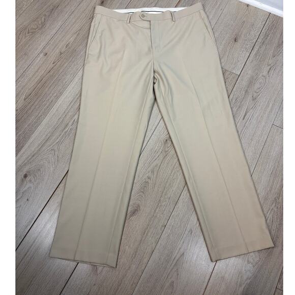 Tailorbyrd Collection Dress Pants Slacks Khaki Everyday Pant Breathable Golf 38 - Picture 1 of 7